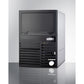 Summit Appliance 100 lbs. Black/Stainless Steel Finish Commercial Icemaker - ADA Compliant