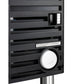 Summit Appliance 100 lbs. Black/Stainless Steel Finish Commercial Icemaker - ADA Compliant