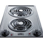 Summit Appliance 12" 115V Stainless Steel 2-Burner Coil Cooktop
