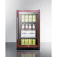 Summit Appliance 18" 3 cu.ft. Panel-Ready/Black Finish Beverage Center - ADA Compliant