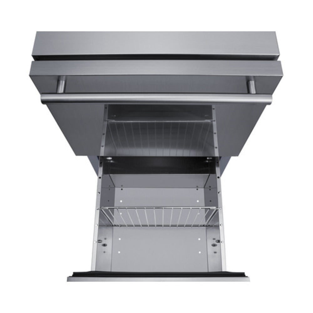 Summit Appliance 18" 3 cu.ft. Stainless Steel/Panel-Ready 2-Drawer All-Refrigerator