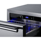 Summit Appliance 18" 3 cu.ft. Stainless Steel/Panel-Ready 2-Drawer All-Refrigerator