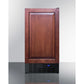 Summit Appliance 18" 8 lbs. Panel-Ready/Black Finish Drain-Free Icemaker - ADA Compliant