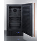 Summit Appliance 18" Panel-Ready/Black Finish Built-In All-Freezer - ADA Compliant