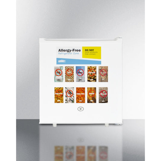 Summit Appliance 19" White Finish Allergy-Free All-Refrigerator