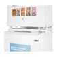 Summit Appliance 19" White Finish Allergy-Free Refrigerator and Refrigerator-Freezer Combo