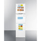 Summit Appliance 19" White Finish Allergy-Free Refrigerator and Refrigerator-Freezer Combo