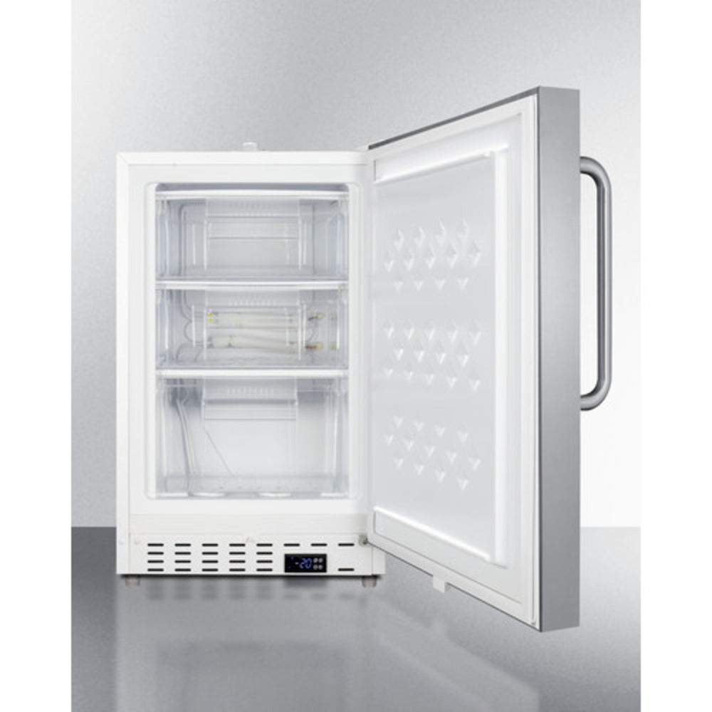Summit - 20 Wide Built-In Refrigerator-Freezer, ADA Compliant | ALRF49BCSSHV