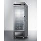 Summit Appliance 23 cu.ft. Stainless Steel Reach-In Refrigerator with Left Door Handle