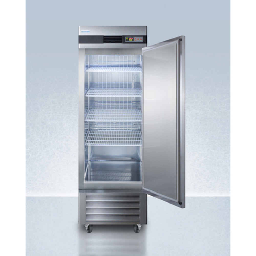 Summit Appliance 23 cu.ft. Stainless Steel Upright Pharmacy Freezer