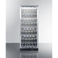 Summit Appliance 24" 11 cu.ft. Stainless Steel Single Zone Commercial Wine Cellar