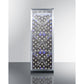 Summit Appliance 24" 13 cu.ft. Black Finish Single Zone Commercial Wine Cellar with Diamond Style Racks