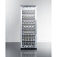 Summit Appliance 24" 13 cu.ft. Stainless Steel Single Zone Commercial Wine Cellar with Left Door Handle