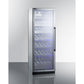 Summit Appliance 24" 13 cu.ft. Stainless Steel Single Zone Commercial Wine Cellar with Left Door Handle
