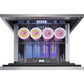 Summit Appliance 24" 3 cu.ft. Panel-Ready & Stainless Steel Cabinet Finish 2-Drawer All-Freezer