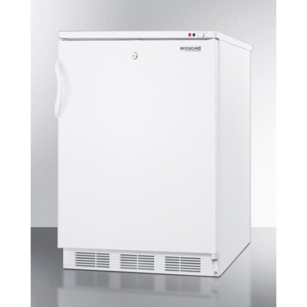 Summit Appliance 24" 3 cu.ft. White Finish All-Freezer - NSF-7 Standards