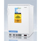 Summit Appliance 24" 3 cu.ft. White Finish Built-In All-Freezer, -30ºC Capable Operation