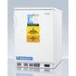 Summit Appliance 24" 3 cu.ft. White Finish Built-In All-Freezer, -35ºC Capable Operation