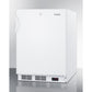 Summit Appliance 24" 3 cu.ft. White Finish Built-In All-Freezer - NSF-7 and ADA Compliant