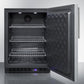 Summit Appliance 24" 5 cu.ft. Stainless Steel Outdoor All-Freezer with Professional Handle