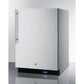 Summit Appliance 24" 5 cu.ft. Stainless Steel Outdoor All-Freezer with Professional Handle