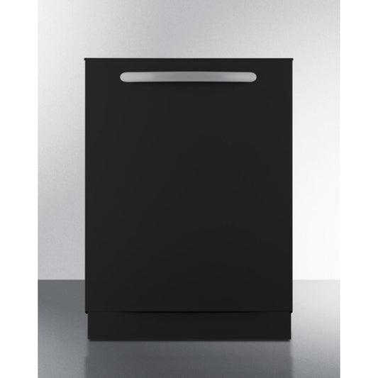 Summit Appliance 24" Black Finish Built-In Dishwasher - ADA Compliant