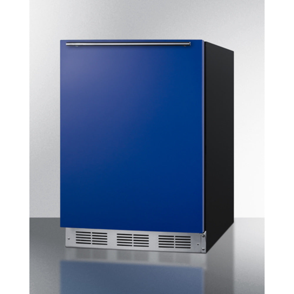 Summit Appliance 24" Blue/Black Finish All-Refrigerator - ADA Compliant
