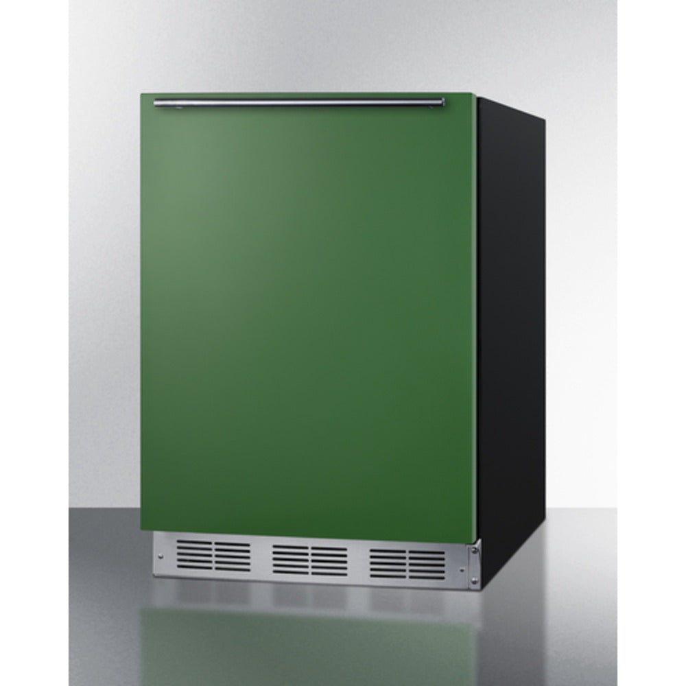 Summit Appliance 24" Green/Black Finish All-Refrigerator