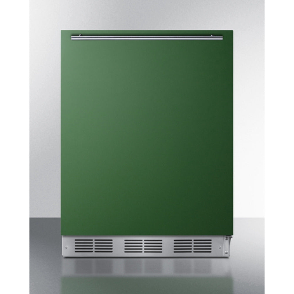 Summit Appliance 24" Green/Black Finish All-Refrigerator