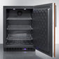Summit Appliance 24" Panel-Ready/Black Finish Built-In All-Freezer