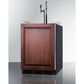 Summit Appliance 24" Panel-Ready/Black Finish Built-In Nitro/Cold Brew Coffee Twin Tap Kegerator - ADA Compliant