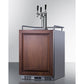 Summit Appliance 24" Panel-Ready/Stainless Steel Built-In Triple Tap Kegerator