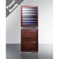 Summit Appliance 24" Panel-Ready/Stainless Steel Dual-Zone Wine Cellar and 2-Drawer All-Refrigerator Combo