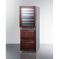 Summit Appliance 24" Panel-Ready/Stainless Steel Dual-Zone Wine Cellar and 2-Drawer Refrigerator-Freezer Combo