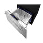 Summit Appliance 24" Panel-Ready/Stainless Steel Finish Built-In Drawer Refrigerator