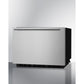 Summit Appliance 24" Panel-Ready/Stainless Steel Finish Built-In Drawer Refrigerator