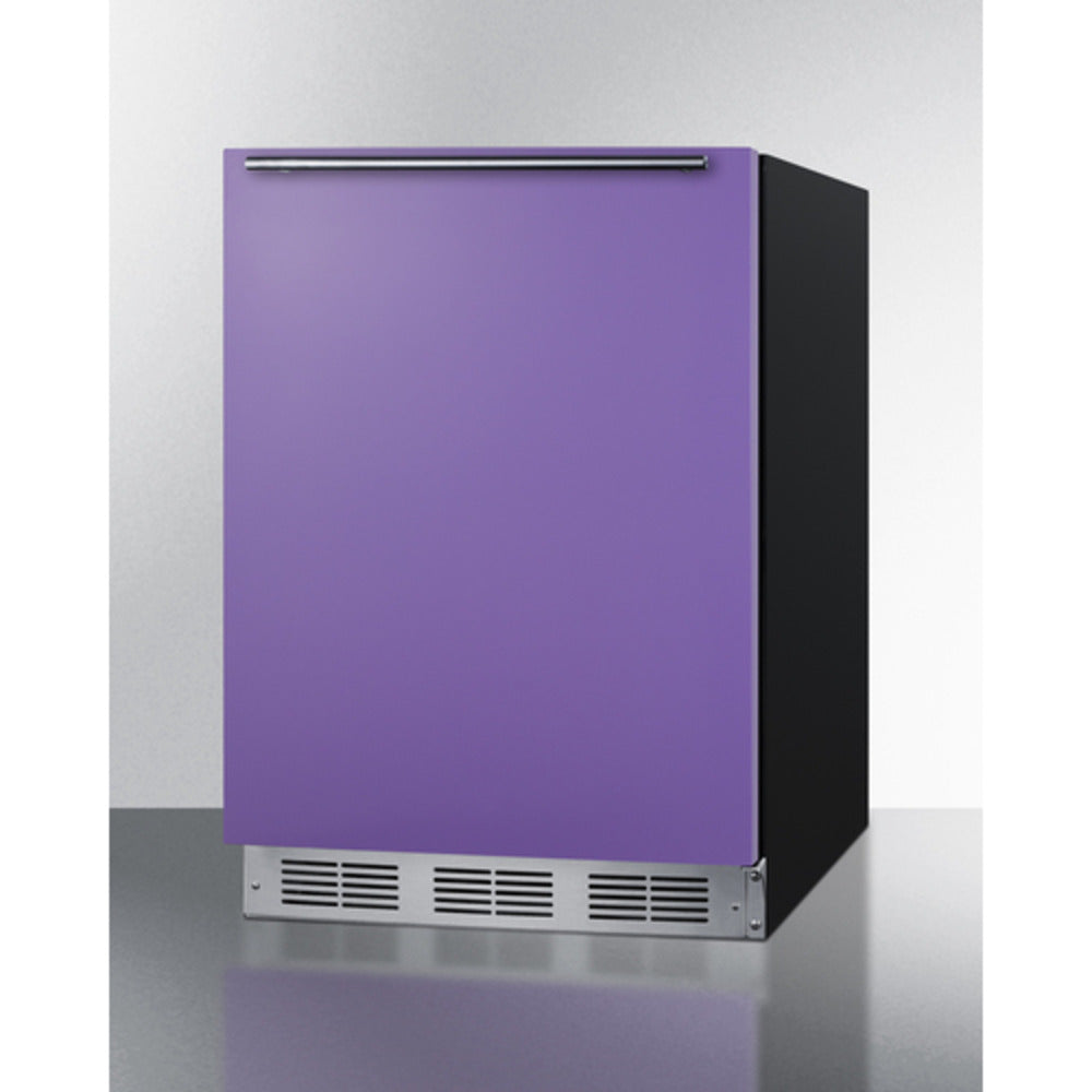 Summit Appliance 24" Purple/Black Finish All-Refrigerator