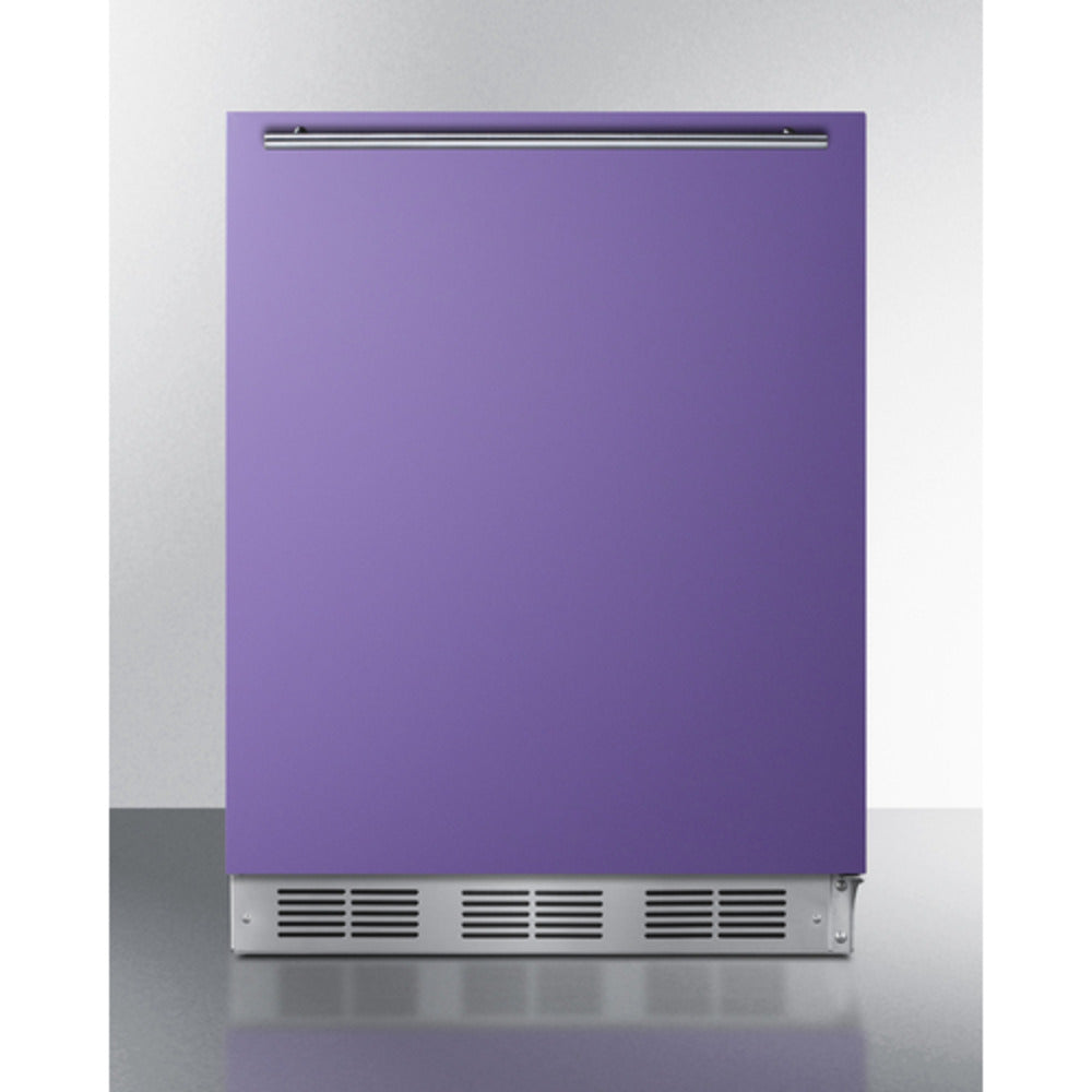 Summit Appliance 24" Purple/Black Finish All-Refrigerator - ADA Compliant