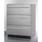 Summit Appliance 24" Stainless Steel 3-Drawer All-Freezer - ADA Compliant