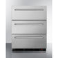 Summit Appliance 24" Stainless Steel 3-Drawer All-Freezer - ADA Compliant