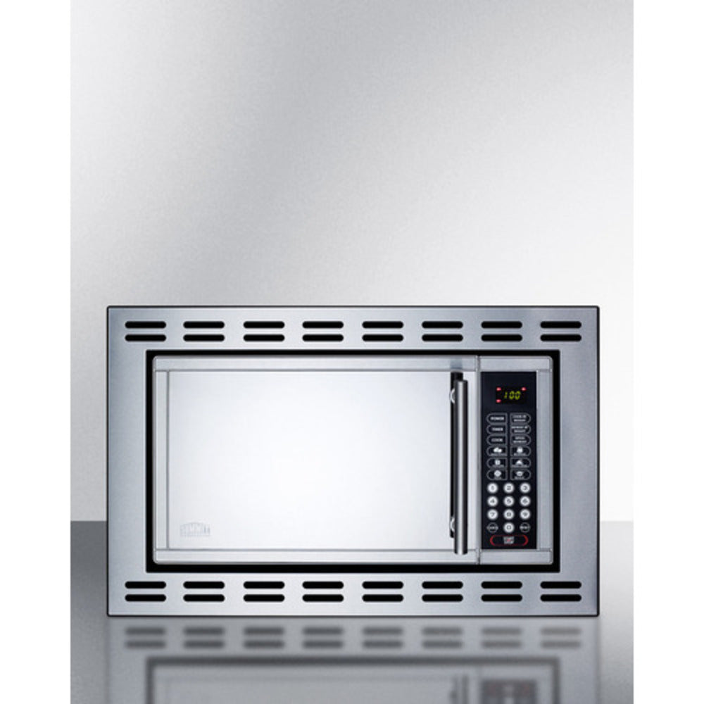 Summit Appliance 24" Stainless Steel Built-In Microwave