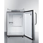 Summit Appliance 24" Stainless Steel Outdoor Kegerator Only with Towel Bar Handle