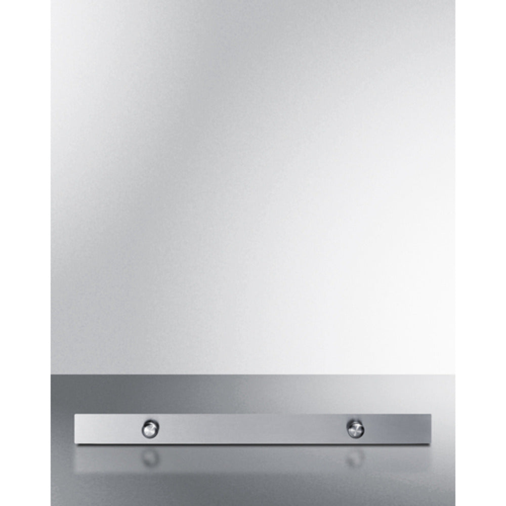 Summit Appliance 24" Stainless Steel Slide-Out Storage Drawer for Shallow Depth Refrigerators