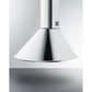 Summit Appliance 24" Stainless Steel Wall-Mounted European Style Range Hood