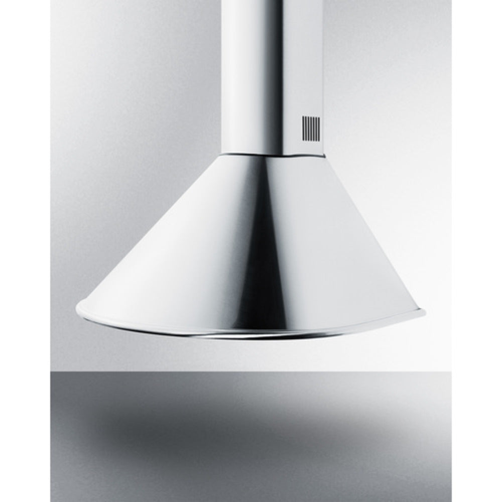 Summit Appliance 24" Stainless Steel Wall-Mounted European Style Range Hood - ADA Compliant