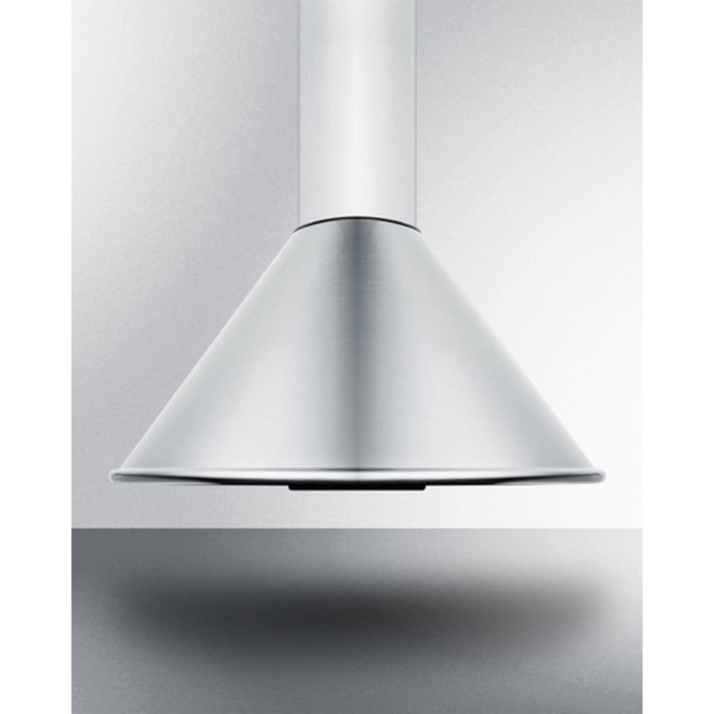 Summit Appliance 24" Stainless Steel Wall-Mounted European Style Range Hood - ADA Compliant