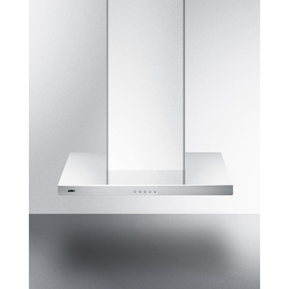 Summit Appliance 24" Stainless Steel Wall-Mounted Rectangular T-shape Range Hood