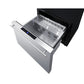 Summit Appliance 24" Stainless Steel/Black Finish Built-In Outdoor Drawer Refrigerator