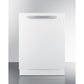 Summit Appliance 24" White Finish Built-In Dishwasher - ADA Compliant