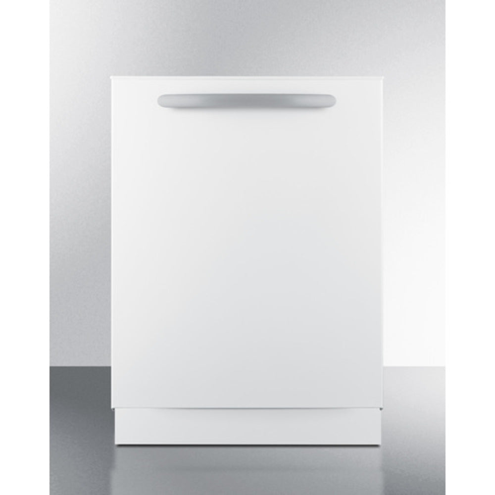Summit Appliance 24" White Finish Built-In Dishwasher - ADA Compliant
